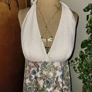 **SOLD**🌺 Victoria's Secret BEAUTIFUL Pink Halter Maxi Dress Size Small